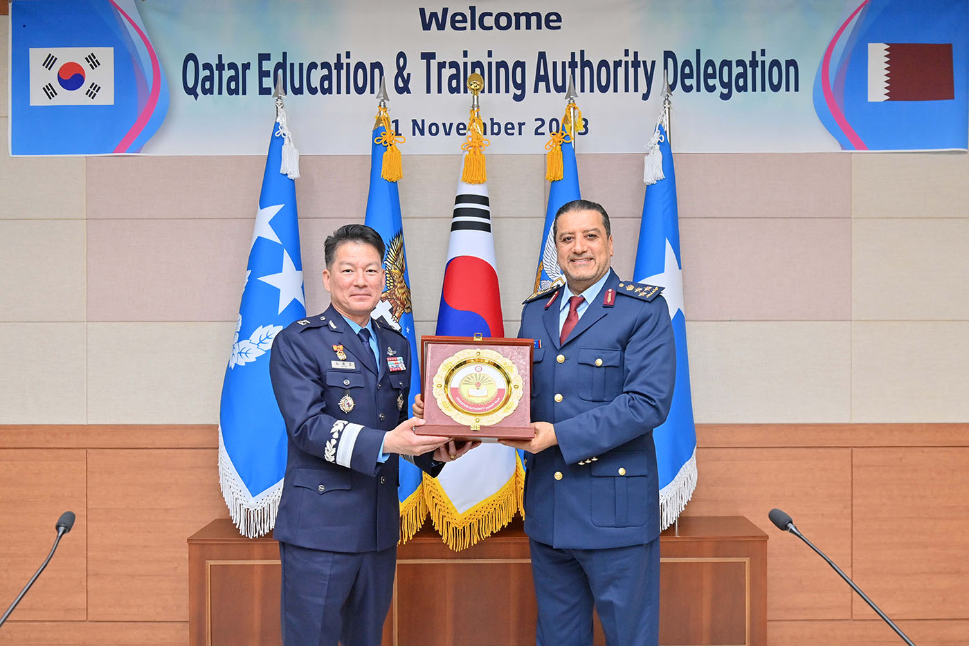카타르 국군 교육관계자 환영회['23. 11. 1.(수)] 첨부 이미지