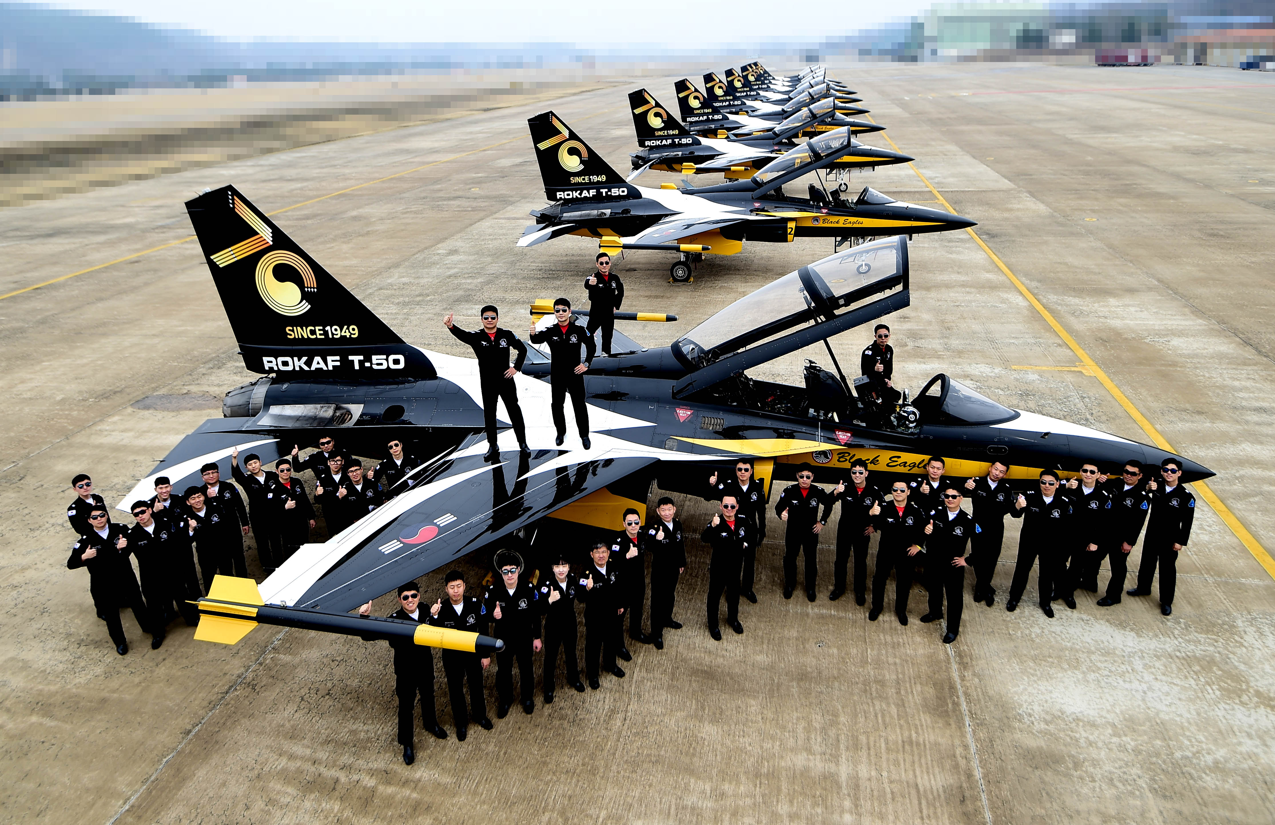  블랙이글스 공군 창군 70주년 기념 랩핑 첨부 이미지
