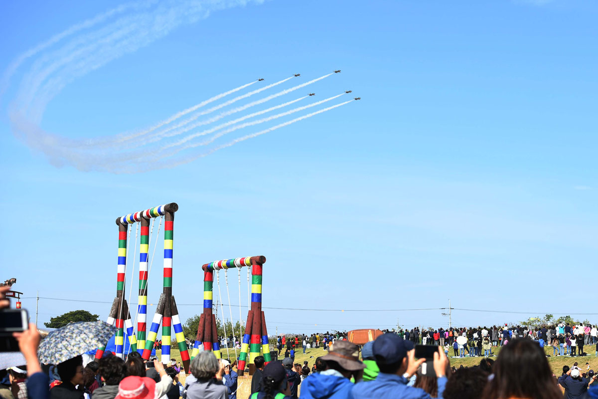 김제 지평선 축제 축하비행 첨부 이미지
