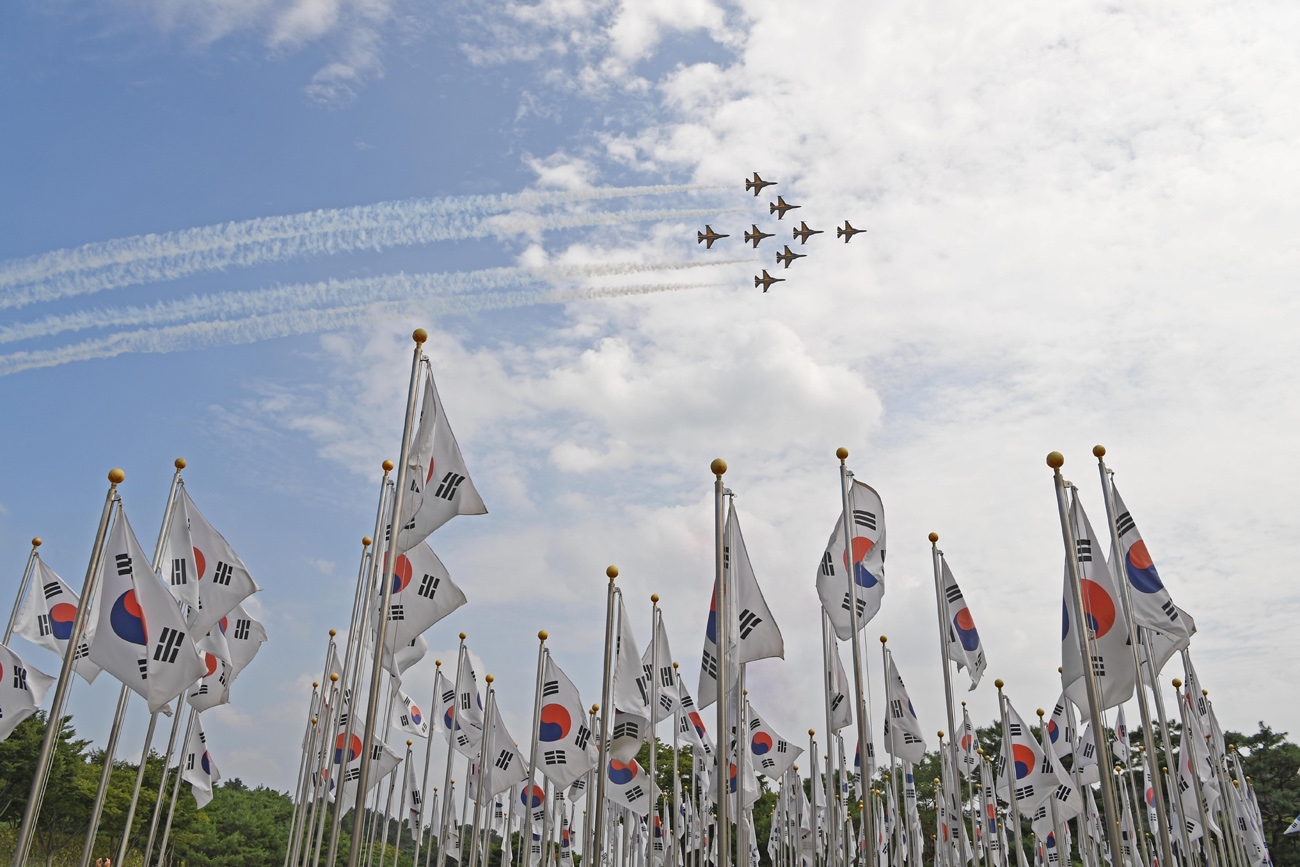 광복 71주년 기념 독립기념관 축하비행 첨부 이미지